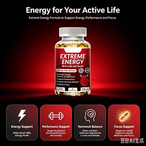Capsules <span class=keywords><strong>de</strong></span> gélule <span class=keywords><strong>de</strong></span> ginseng LUVVITA, 30 unités, naturelles, organiques, vitamine B-12, fournissant une gestion énergétique pour la forme physique des adultes - Product Image 3