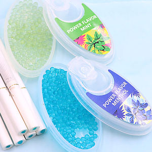 工場直販マニュアル3.2mmバーストスモークパイプ電子スクエア形状メンソールボールシガレットフィルター軽量空カプセル - Product Image 6