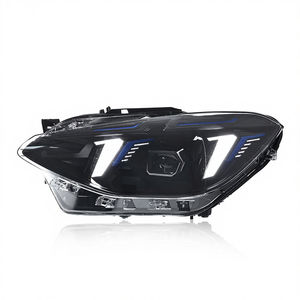 Pour BMW <span class=keywords><strong>Série</strong></span> <span class=keywords><strong>1</strong></span> F20 2012-2014 : Kit de modification de phares avec feux de jour LED style « Fang » et lentilles de direction 12V 6000K - Product Image 2