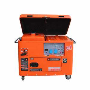 8.5kW Silent Diesel Generator Set - 8kVA Soundproof <b>Power</b> <b>Supply</b> - Ultra Quiet Backup Electric Generator for Home and Shop - Product Image 1