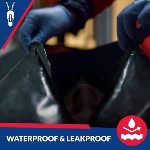 डिस्पोजेबल पर्यावरण के अनुकूल ब्लैक आपदा पाउच बॉडी बैग स्ट्रेचर कॉम्बो 8 ले जाने वाले हैंडल 3 रोगी टैग भारी शुल्क विनाइल - Product Image 5