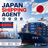 Expédition maritime de la Chine vers le Japon, livraison express DDP porte à porte, agent d'expédition, agent fiable, livraison rapide