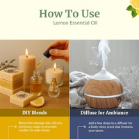 Fournisseurs d'huiles essentielles Huiles essentielles aromatiques 100% pures et naturelles D-Limonène