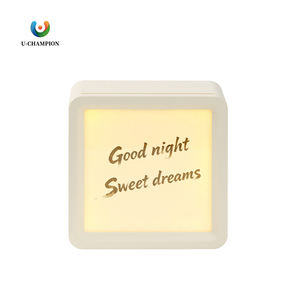 Machine à bruit blanc personnalisable de style cadre avec lumière chaude à 3 niveaux et 8 sons apaisants, blanc classique - Product Image 1