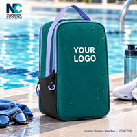 Sac à chaussures promotionnel personnalisé avec logo, pochette à chaussures de sport imperméable et respirante pour la gym et les voyages