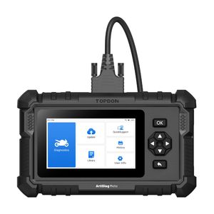 TOPDON ArtiDiag <span class=keywords><strong>Moto</strong></span> Support Personnaliser Outil de diagnostic des fonctionnalités de vélo avec fonction d'entretien complète Outil de diagnostic de <span class=keywords><strong>moto</strong></span> - Product Image 3
