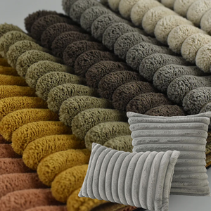 Nhà Máy Cung Cấp Trực Tiếp Tùy Chỉnh Màu Sắc Polyester Micro Mềm Chính Hãng Vải To Sợi Vải Cho Ottoman Ghế <span class=keywords><strong>Sofa</strong></span> Bọc - Product Image 1