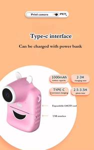 Caliente P1 azul auto portátil niños máquina de impresión cámara de fotos foto Mini cámara <span class=keywords><strong>con</strong></span> impresión para niños - Product Image 6
