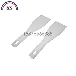 Espátula de plástico para mezclar tinta para prensas de impresión offset, color blanco con asa perforada - Product Image 4