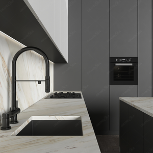 Progetto Villa: Design Moderno Personalizzato, Arredamento Completo, <span class=keywords><strong>Cucina</strong></span> a L Completa, Set di Mobili da <span class=keywords><strong>Cucina</strong></span> in Compensato - Product Image 4