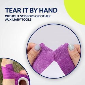 Vendaje autoadhesivo 2023, cinta deportiva, transpirable, impermeable, elástico, no tejido, vendaje <span class=keywords><strong>para</strong></span> mordedura <span class=keywords><strong>de</strong></span> <span class=keywords><strong>serpiente</strong></span> - Product Image 4