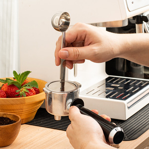 스테인리스 스틸 커피 탬퍼 & 계량스푼, 가정 및 상업용 바리스타를 위한 2-in-1 듀얼 유즈 에스프레소 커피 도구 (재고 있음) - Product Image 4