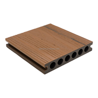 Planches de terrasse en composite bois-plastique (WPC) G2 Co-extrusion, personnalisables, contemporaines, antidérapantes, imperméables, à grain de bois, pour extérieur, ignifuges, pour jardin