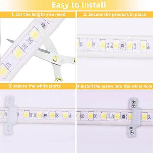 100 110 Celsius Sauna LED <b>Light</b> IP67 68 Waterproof 24V 8W 120leds SMD2835 LED Strip CRI90 IP67 10M for <b>Indoor</b> - Product Image 4