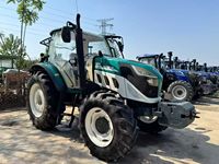 Tracteur Lovol 1104, doté d'un design moderne, d'un moteur puissant, d'une cabine de conduite confortable et d'une livraison rapide pour les agriculteurs.