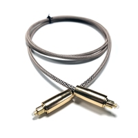 Cable de Audio Toslink de Alta Velocidad, Conector Toslink, Carcasa Metálica de Zinc, Cable de Fibra Óptica Digital con Trenzado de Nailon