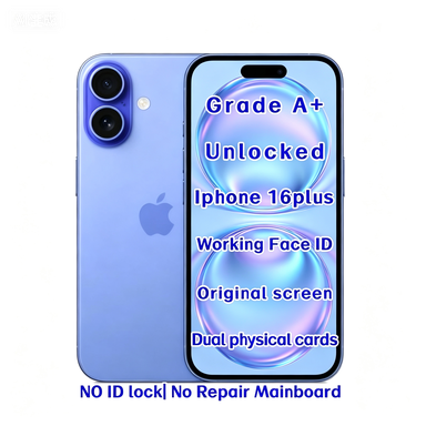 Wholesale iPhone 16 Plus 128GB Ultramarine Unlocked Smartphone A18 Chip Dual Camera USB-C Fast Shipping Wholesale Supplier