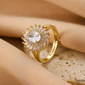 Set <span class=keywords><strong>di</strong></span> anelli in oro perla retrò, alla moda regalo con anello a farfalla, accessori per <span class=keywords><strong>gioielli</strong></span> in acciaio inossidabile - Product Image 5