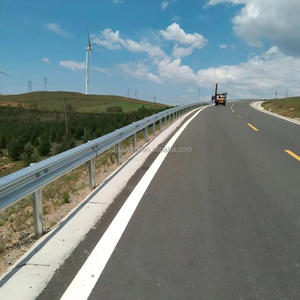 <span class=keywords><strong>Guardrail</strong></span> in Acciaio a Profilo W Standard ABNT, Barriera Stradale Altamente Zincata con Pali e Terminali per Autostrade, Leggera Antiurto - Product Image 2