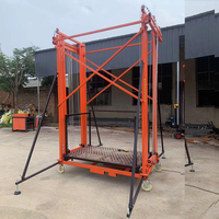 Plateforme élévatrice électrique à trois points en alliage d'aluminium pour usage extérieur avec certification CE - Offre Spéciale