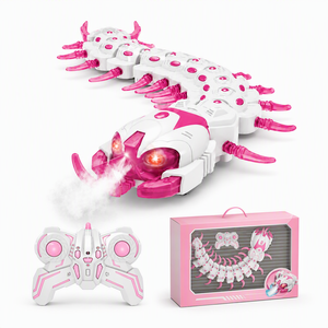 Robot insecte centipè<span class=keywords><strong>de</strong></span> lumineux RC 2,4 GHz <span class=keywords><strong>de</strong></span> 63 cm, fonctionnant sur piles AA, avec LED et musique, vente en gros - Product Image 4