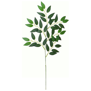 Foglie di Eucalipto e Salice Artificiali per Decorazioni Nuziali e Domestiche - Fiori Finti in Seta e Plastica per Commercio Transfrontaliero - Product Image 5