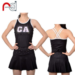 最新デザインキッズ応援コスチュームラインストーン昇華トレーニングギアカスタム応援練習服 - Product Image 4