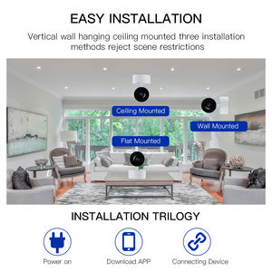 SUMMAO Tuya应用WiFi <span class=keywords><strong>IP</strong></span>摄像机，带自动跟踪室内迷你无线智能家居安全1080P安全摄像机 - Product Image 6