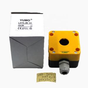 YUMO LAY5-JBPN1 boîte à boutons, taille de trou unique 22mm boîte de commande avec connecteur de <span class=keywords><strong>c</strong></span>âble - Product Image 5