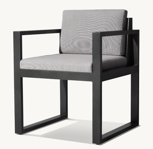 2024 <span class=keywords><strong>CAPE</strong></span> TOWN Style moderne extérieur métal salle à manger fauteuil Patio jardin aluminium fauteuil extérieur chaise de jardin - Product Image 1