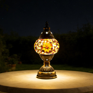 Vibrant Stained <strong>Glass</strong> Turkish Mosaic <strong>Table</strong> <strong>Lamp</strong> Colorful Desk Light Art Deco Bedside Night <strong>Lamp</strong> For Living Room Decor - Product Image 1