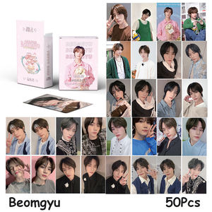 50 unids/set KPOP Yeonjun Soobin láser Lomo tarjetas Beomgyu Taehyun Hueningkai moda Selfie Photocards <span class=keywords><strong>Ins</strong></span> postal colección regalo - Product Image 2