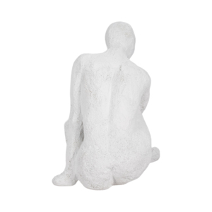 Scultura Figurativa Seduta in Resina Moderna per Arredamento Casa, Bagno, Ufficio, Soggiorno - Product Image 5