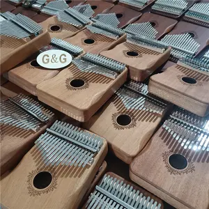 Modelos de fábrica populares piano de dedo kalimba 17 teclas instrumentos musicais