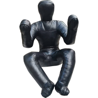 Dummy de lutte personnalisable professionnel avec matériaux PVC et microfibre pour l'entraînement au Jiu-Jitsu, au Judo et au MMA