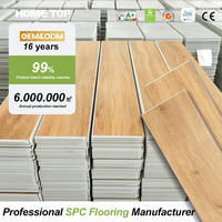 Parquet allemand Prix Qualité supérieure 4mm 5mm 6mm 7mm 8mm Carreaux de bois pour sol en vinyle hybride étanche Piso SPC Click