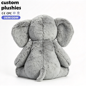 Vente en gros d'éléphants en peluche super doux - Adorable animal en peluche moelleux avec <span class=keywords><strong>de</strong></span> grandes oreilles pour enfants - Product Image 2