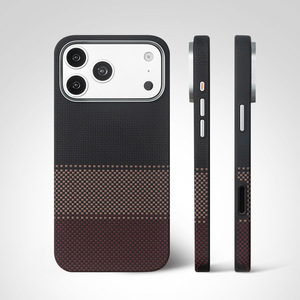 เคสโทรศัพท์ OEM ใยอะรามิด+TPU พร้อมแม่เหล็กถักมือแบบเต็มตัว สำหรับ iPhone 17 Pro Max 16 Pro 15 Pro Max - Product Image 1