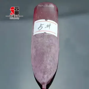 Baifu Jewelry synthetic corundum 5# raw uncut ruby