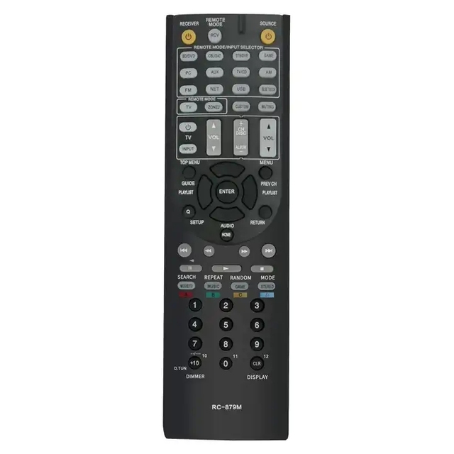 New Replacement Remote Control RC-879M Fit for Onkyo AV Receiver HT-R393 HT-R593 HT-S3700 TX-NR535
