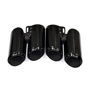 Puntas <span class=keywords><strong>de</strong></span> escape deportivas <span class=keywords><strong>de</strong></span> tres capas negras SYPES <span class=keywords><strong>para</strong></span> 2017-2020 Porsche Panamera silenciador punta tubo <span class=keywords><strong>de</strong></span> escape - Product Image 1