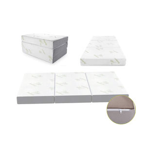 Colchón Plegable de Tres Pliegues Cómodo y Portátil con Tejido de Doble Punto de Fibra de Bambú - Product Image 4