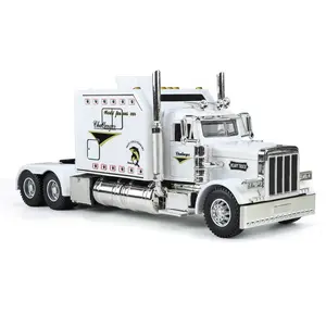 1:24 Actros Reboque Caminhão Diecast MODELO Liga Carros Brinquedo Americano Trator Veículos Metal Modelo Carro Decoração