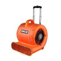 Hochgeschwindigkeits-3-Stufen-370W-Elektro-Boden- und Teppichtrockner, tragbarer Luftbeweger mit Kunststoffkomponenten und Griff/Rädern