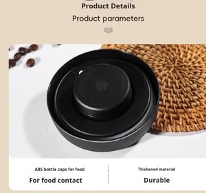 Contenitore Ermetico in <span class=keywords><strong>Vetro</strong></span> Trasparente per Conservazione Alimenti, Estrazione dell'Aria, per Caffè in Grani - Product Image 6