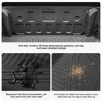 Tapis de coffre de voiture imperméable et antidérapant résistant à l'usure TPE Stockage de voiture TPE Pickup Truck Mat Cushion for Great Wall POER Cannon