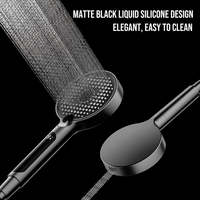 Pommeau de Douche Filtrant Haute Pression pour Salle de Bain, Accessoires Hôteliers, Douchette à Main Réglable avec Affichage Numérique LED, Design Personnalisé