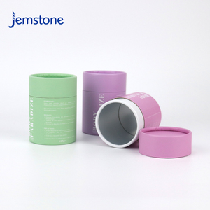 Boîte d'emballage cylindrique en carton kraft recyclable sur mesure, tube en papier d'aluminium pour poudre de matcha - Product Image 6