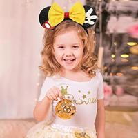 Paillettes scintillantes oreilles de souris bandeau paillettes arcs avec dessin animé décoration bandeau pour femmes filles pinces à cheveux