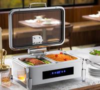 Expédition mondiale, équipement de service de buffet de construction robuste, cuisinière de service de buffet, cuisinière de buffet pour la restauration, utilisation en hôtel et restaurant